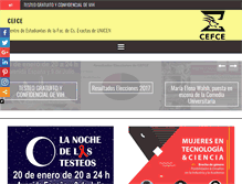 Tablet Screenshot of cefce.com.ar